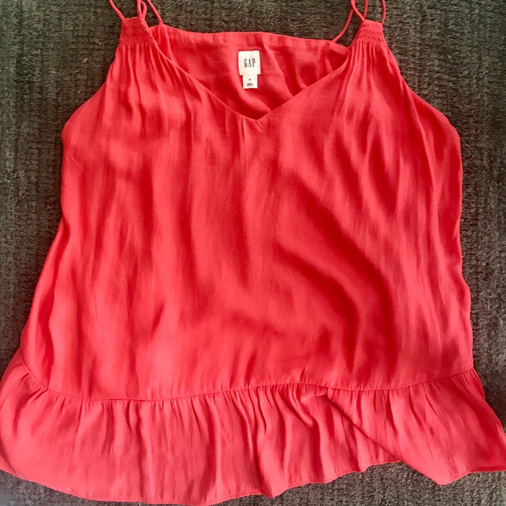 GAP Double Strap Peplum Cami, NWOT